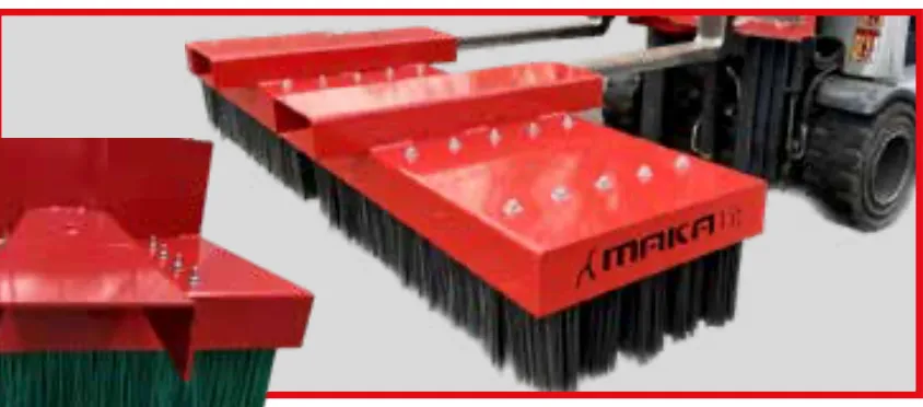 Attacco Forche 2 x 0,5 – Scopa industriale con lunghezza ridotta
